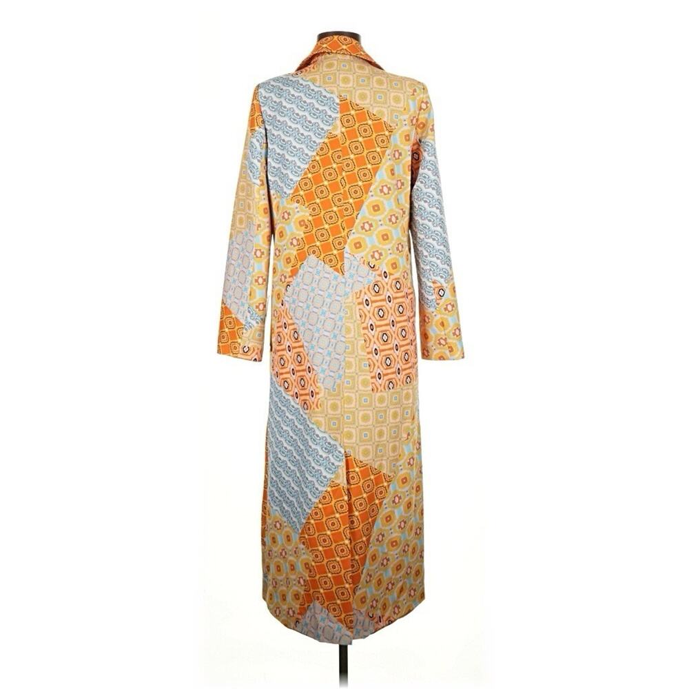 NWT Never Fully Dressed Orange Patchwork Long Tre… - image 4